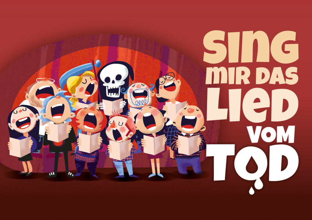 Plakat zum Theaterstück »Sing mir das Lied vom Tod«